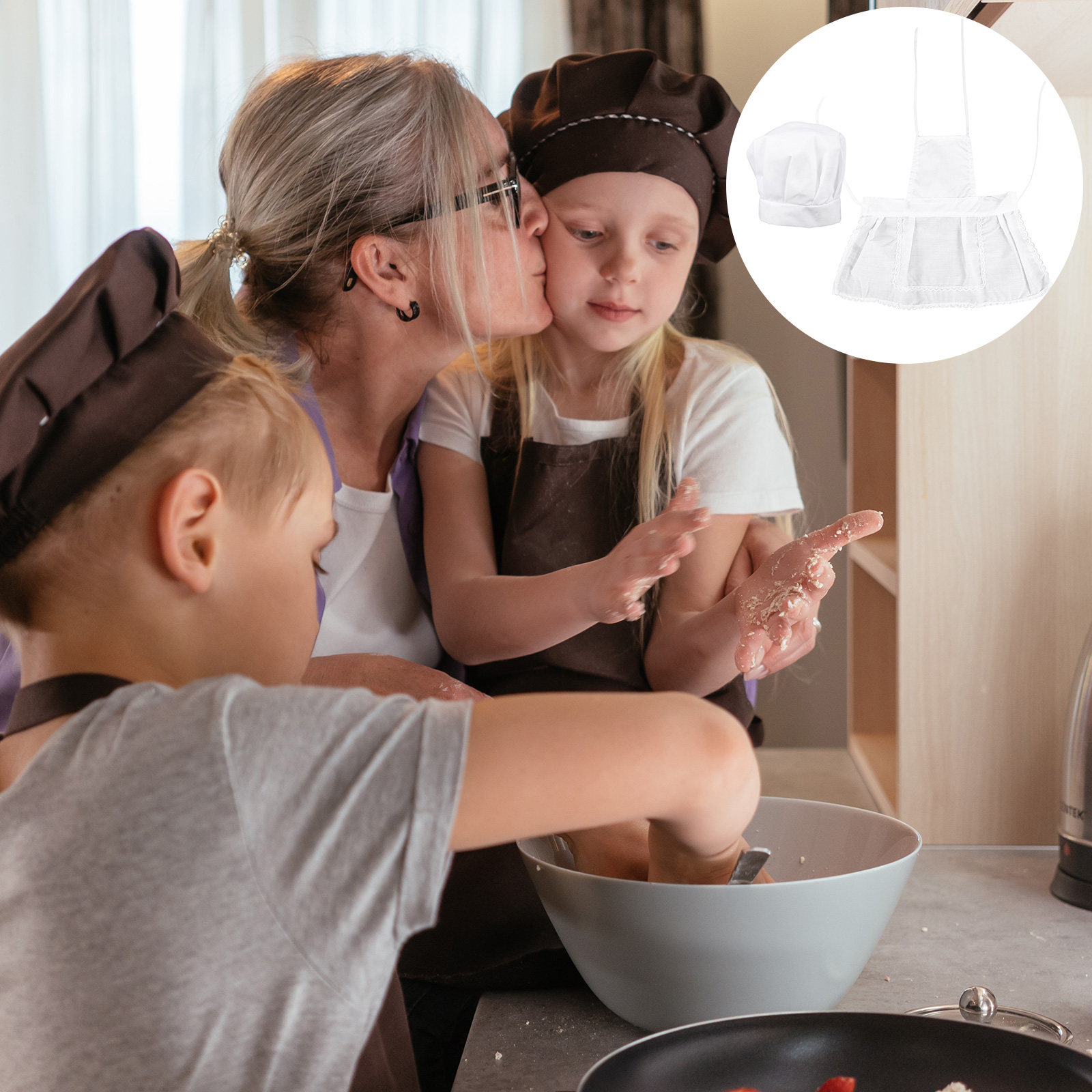 1 set: cappello da chef per ba - Kitchen Kids Baking Set recensione e prezzo